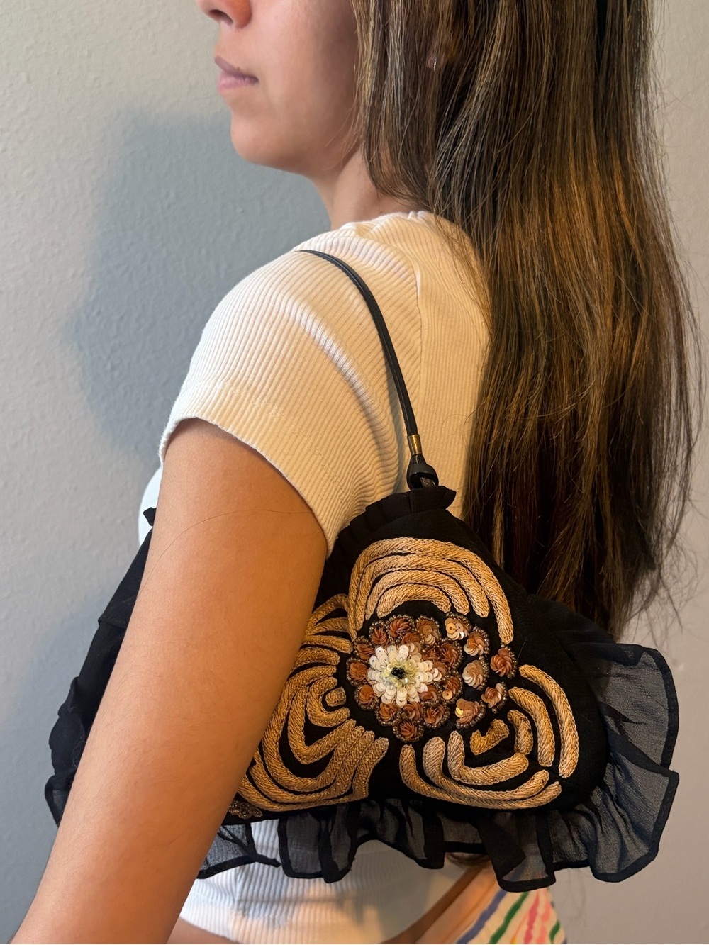 Jamin Puech Gorgeous Beaded and Embroidered Black Evening Bag - Picture 6 of 6